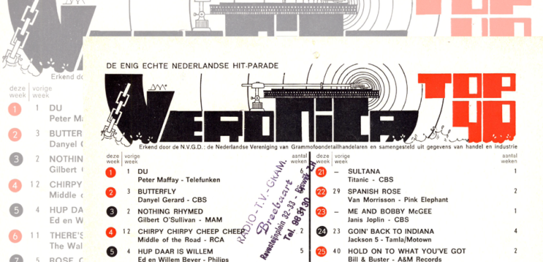 192TV: De Top 40 van 13 maart 1971