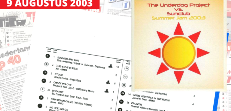 9 augustus 2003: negen weken Summer Jam