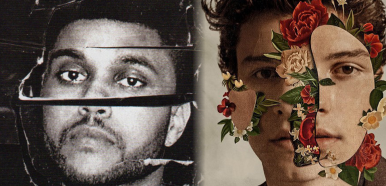 The Weeknd versus Shawn Mendes