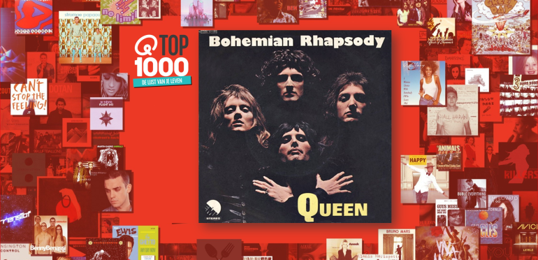 Bohemian Rhapsody voor het derde jaar op 1 in de Q-top 1000