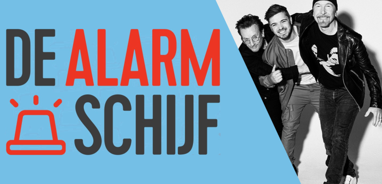 Alarmschijf voor Martin Garrix, Bono en The Edge