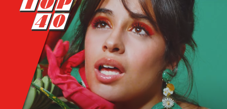 Camila Cabello komt het hoogst de Top 40 binnen
