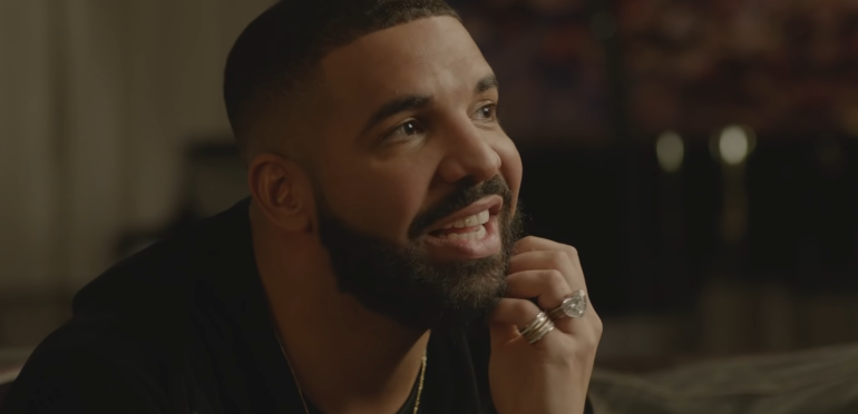 Drake samplet erop los