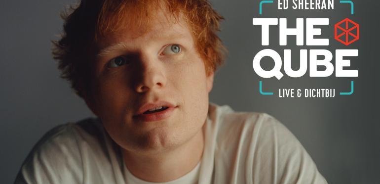 Ed Sheeran geeft intiem optreden in the Qube van Qmusic.