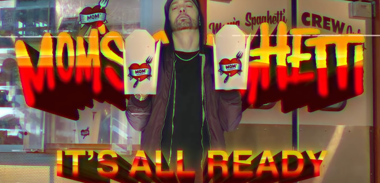 Eminem verkoopt spaghetti