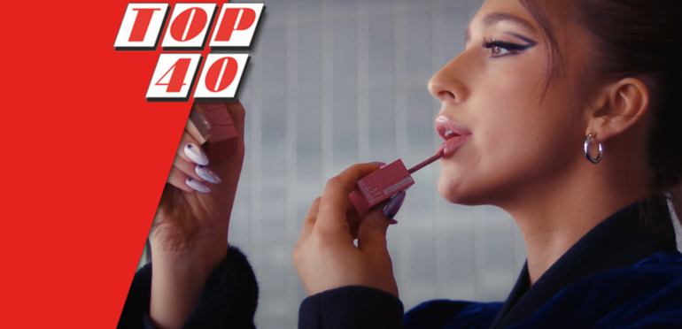 Tate McRae komt het hoogst de Top 40 binnen