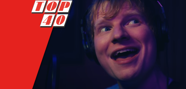 Celestial van Ed Sheeran komt het hoogst de Top 40 binnen