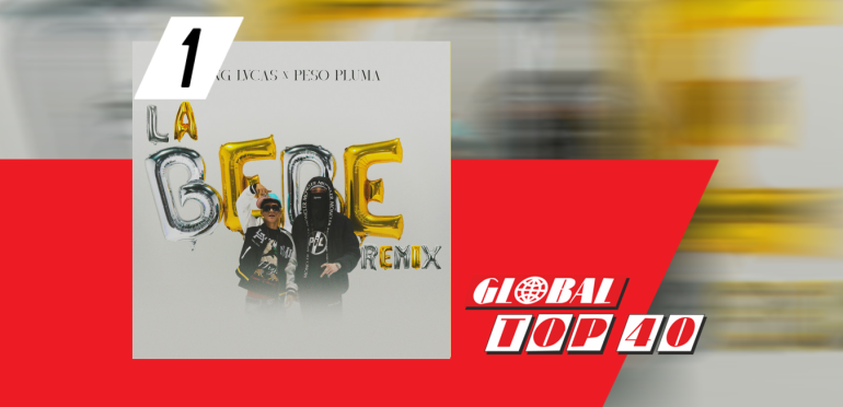 Global Top 40: Top 2 voor Peso Pluma