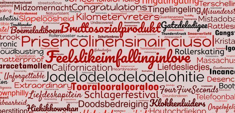 De langste titels zonder spaties en streepjes