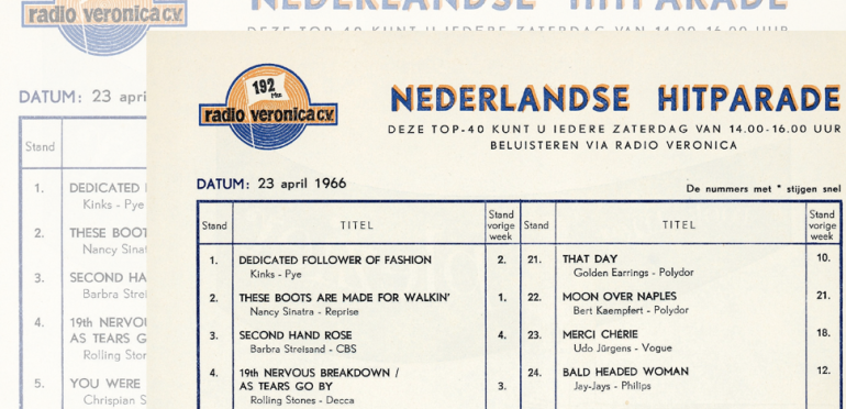 192TV: De Top 40 van 23 april 1966
