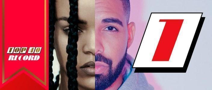 Drake op 1, nieuw record voor Rihanna