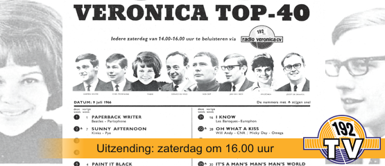 192TV: De Top 40 van 9 juli 1966