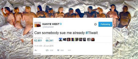 Ray J denkt over aanklagen Kanye West