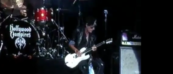 Joe Perry van Aerosmith ingestort