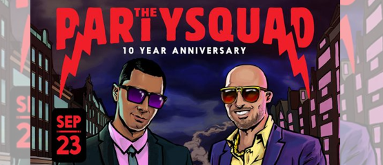 Partysquad viert jubileum