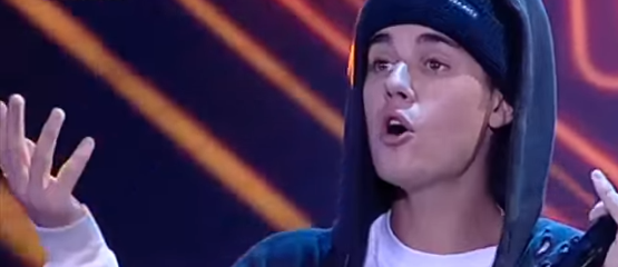 Justin Bieber-kleding onderweg