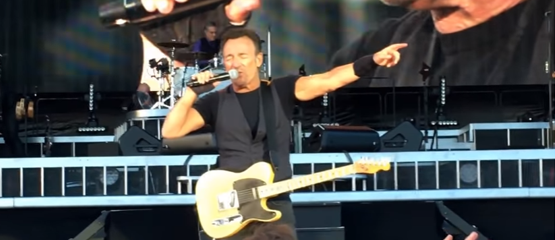 Net geen record voor Bruce Springsteen