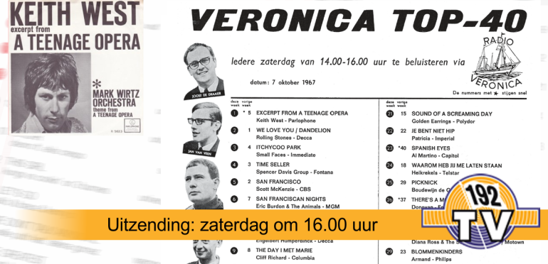 192TV: De Top 40 van 7 oktober 1967