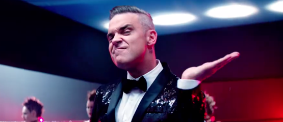 Ook Robbie Williams wordt wel eens vreemd wakker