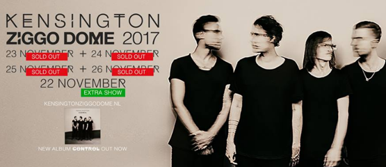 Vijf keer Ziggo Dome voor Kensington
