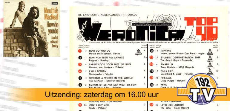 192TV: De Top 40 van 18 december 1971