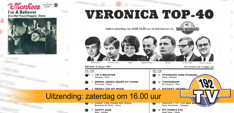 192TV: De Top 40 van 21 januari 1967