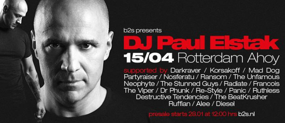 DJ Paul Elstak naar Ahoy