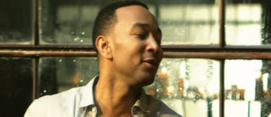 John Legend en Céline Dion in The Voice