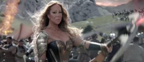 Aparte sportoutfit Mariah Carey