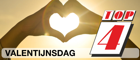 Top 4: Valentijnsdag