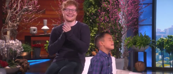 Ed Sheeran verrast 8-jarige