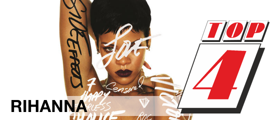 Top 4: Rihanna