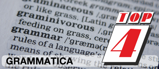 Top 4: Grammatica-fouten