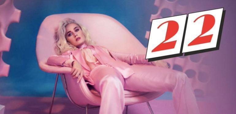 Katy Perry komt het hoogst de Top 40 binnen