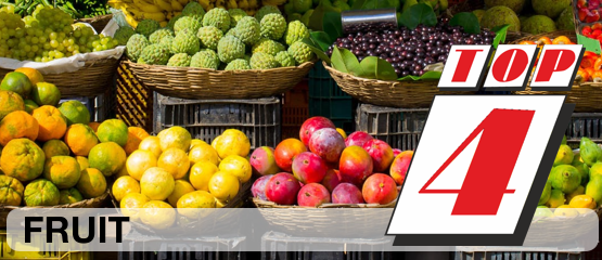 Top 4: Fruit
