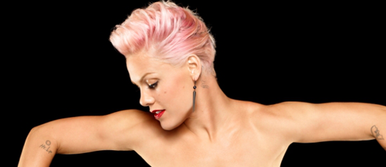 P!nk voelt zich goed bij gewicht