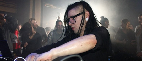 Skrillex in de boeien