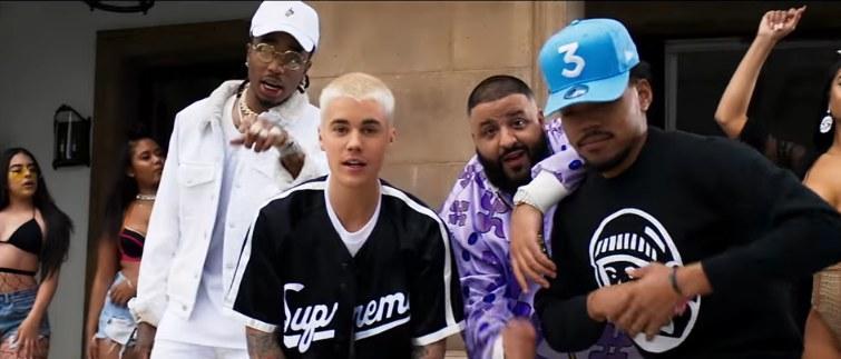 De rider van Justin Bieber