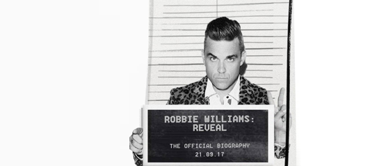 Nieuwe biografie van Robbie Williams