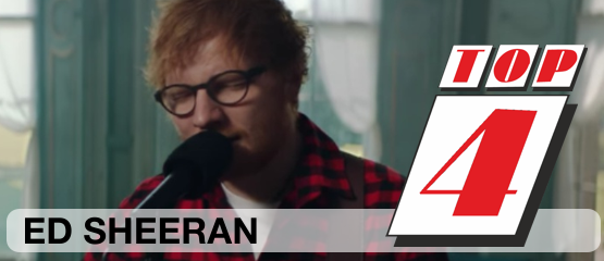Top 4: songwriter Ed Sheeran