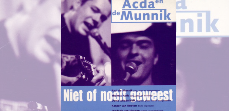 Vandaag: debuut Acda en De Munnik