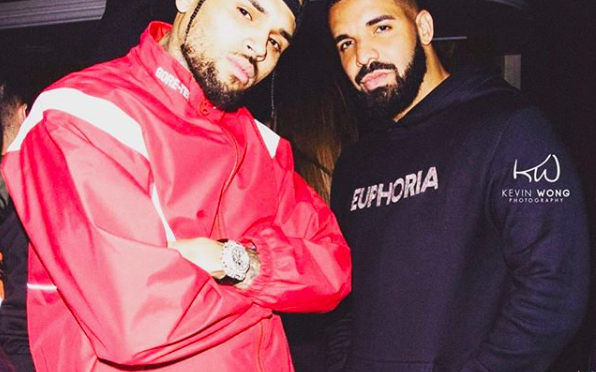 Chris Brown en Drake 2019