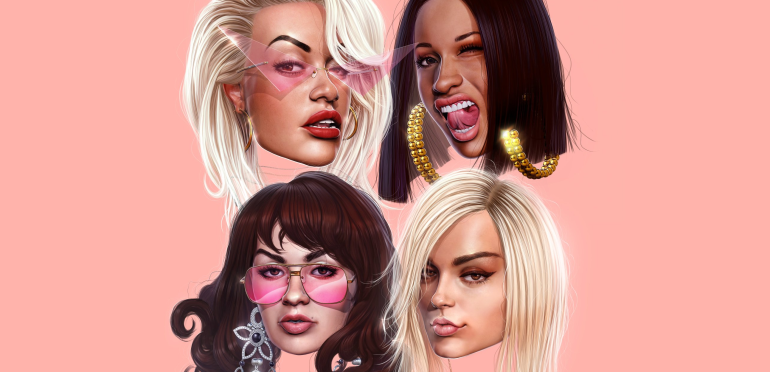 Rita Ora, Cardi B, Charli XCX en Bebe Rexha scoren Alarmschijf
