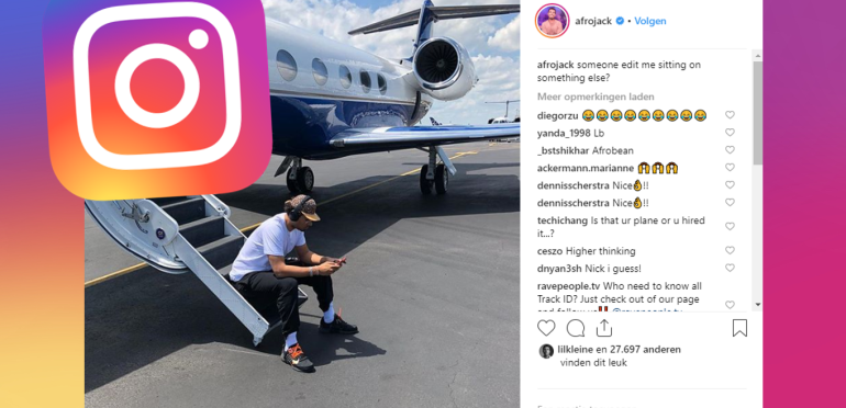 Instalicious: Afrojack op een taxi