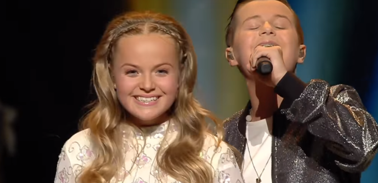 Max & Anne dertiende op Junior Eurovisiesongfestival