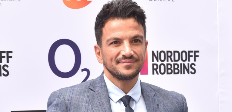 Peter Andre is onhandig