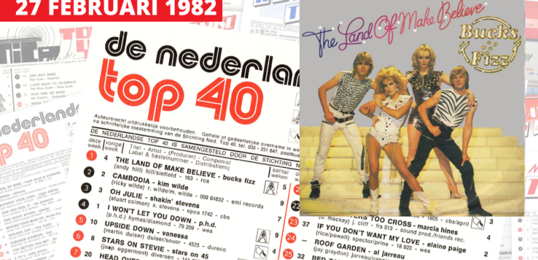 Februari 1982: Bucks Fizz flikt het weer