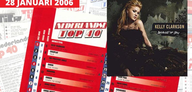 Januari 2006: Kelly Clarkson op 1