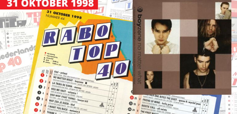 Oktober 1998: Boyzone stevig op 1