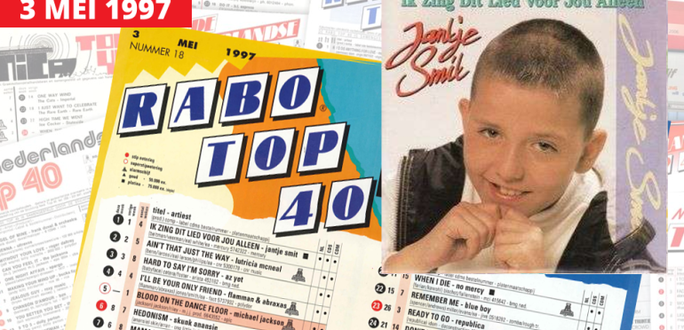 3 mei 1997: Jantje Smit stevig aan kop